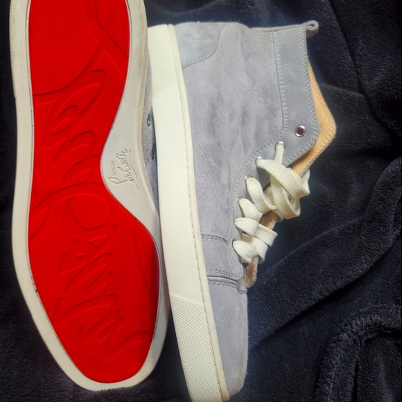 Louboutin Louis Orlato suede Hightower sneakers